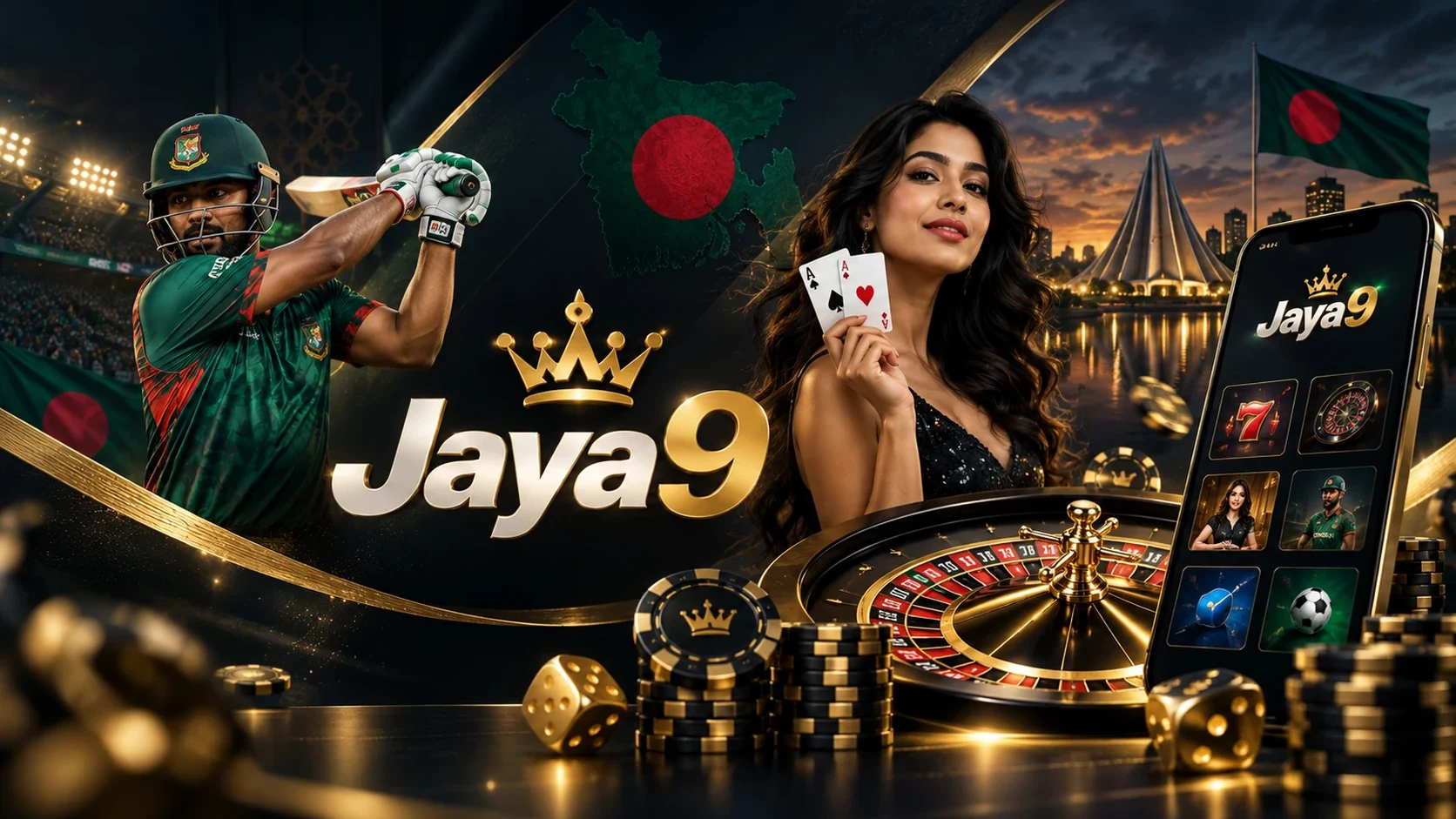 Jaya9 বাংলাদেশ — ক্রিকেট বেটিং ও ক্যাসিনো, ৳20,000 পর্যন্ত তিনটি ওয়েলকাম বোনাস